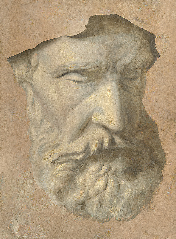 Gyula Benczúr – Štúdia hlavy 