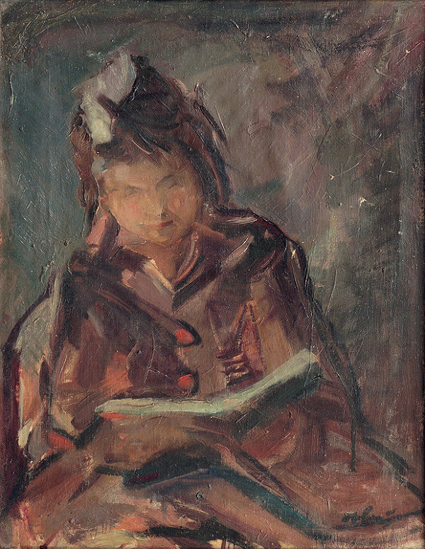 Andrej Doboš – Dievčatko s knihou 