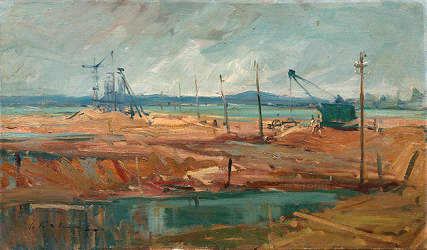 Vojtech Kalna – Blativé ráno na stavbe 