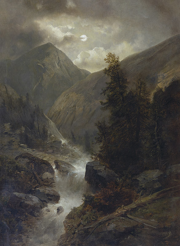 Stredoeurópsky maliar z 2. polovice 19. storočia – Horský potok
