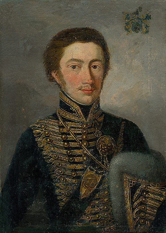 Stredoeurópsky maliar z 1. polovice 19. storočia – Podobizeň dôstojníka 