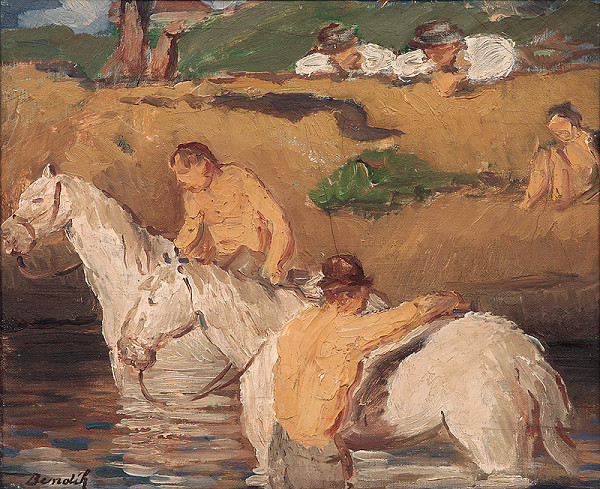 Jozef Bendík – Kúpanie koní II. 