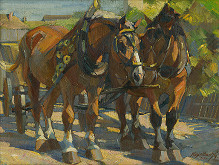 Gejza Kieselbach – Konský záprah 