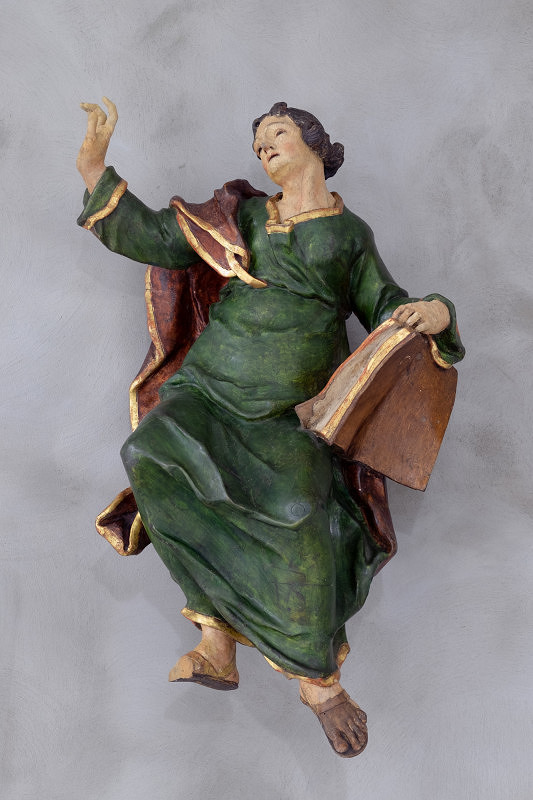 Východoslovenský sochár z 1. polovice 18. storočia – Evanjelista Ján 