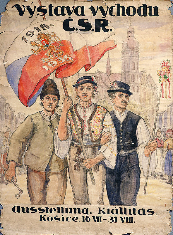 Neznámy autor – Návrh na plagát výstavy "Výstava východu ČSR v Košiciach 