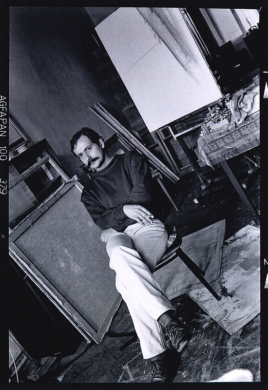 Zdeněk Smieško – Akad. mal. Michal Čičvák v jeho ateliéri na Hlavnej ulici (nad Carpanom) 