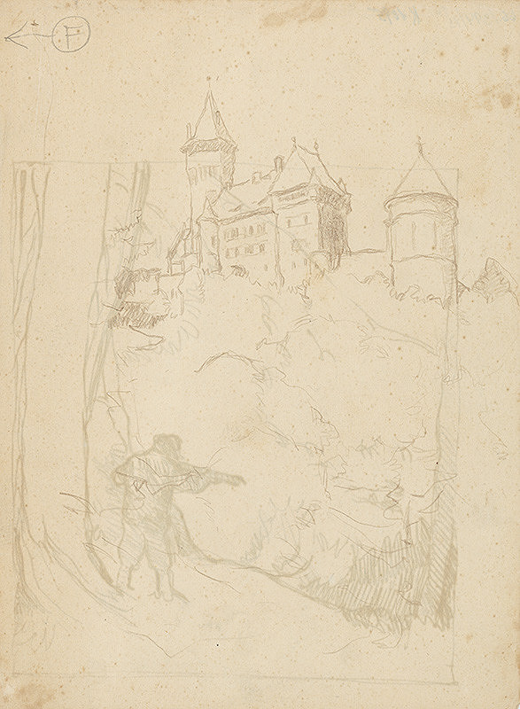 Július Koreszka – Poľovník v lese