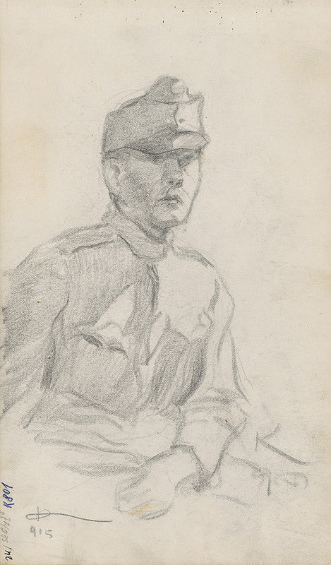 Július Koreszka – Vojak so založenými rukami 