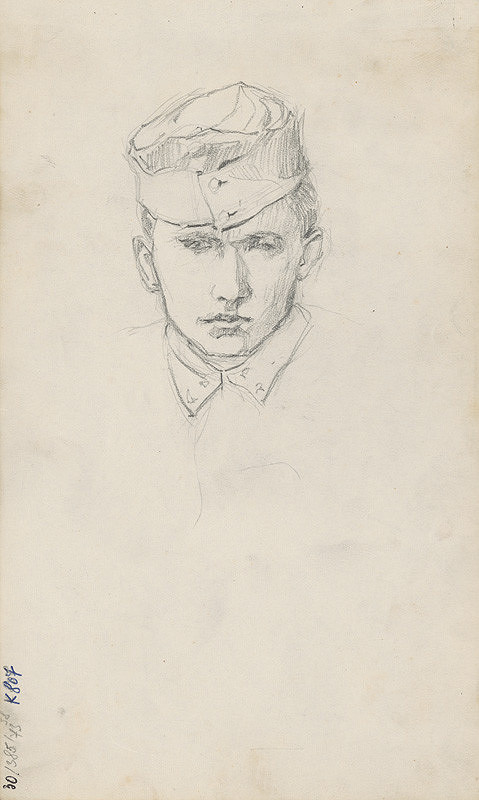 Július Koreszka – Portrét mladého vojaka 