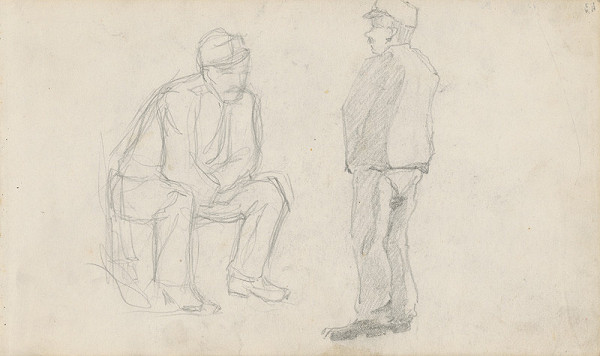 Július Koreszka – Stojaci a sediaci vojak 