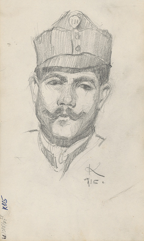 Július Koreszka – Tmavovlasý vojak 