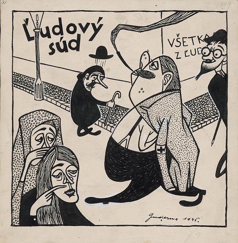 Ladislav Guderna - Satirical Drawing 2.
