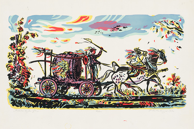 Ľubomír Kellenberger: Posledná lajtra, 1970, Slovenská národná galéria
