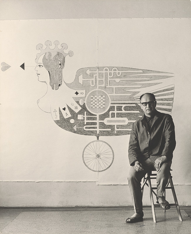 Magdaléna Robinsonová - Ladislav Guderna. Portrét, 1966 - 1967, Slovenská národná galéria