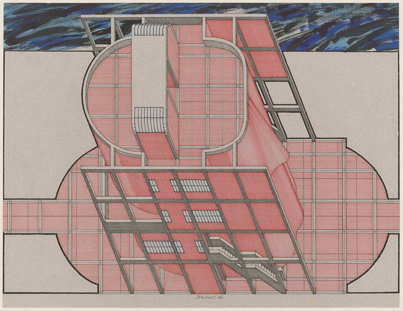 Jozef Jankovič - Projekt domu s klapkami na očiach, 1984