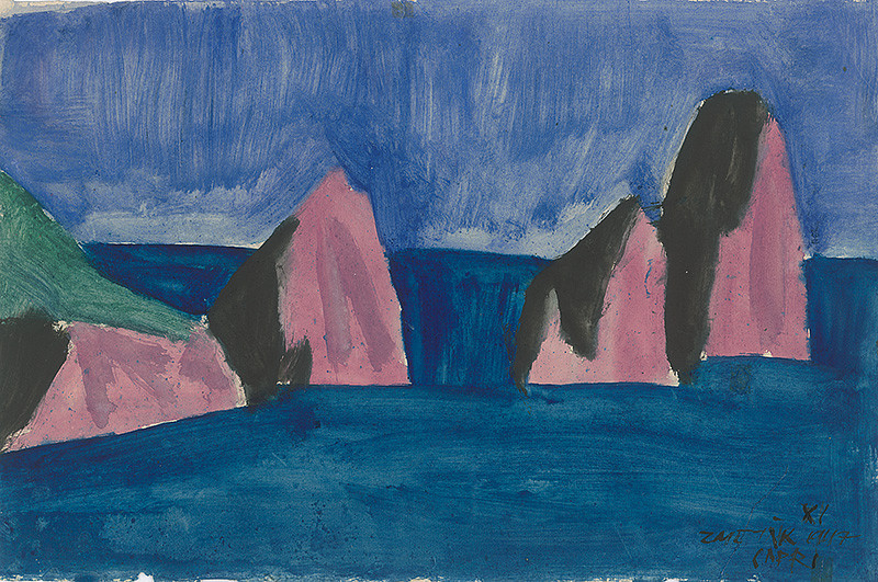 Ernest Zmeták - More na Capri v hmle, 1947