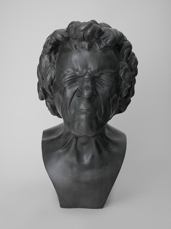 František Xaver Messerschmidt - Charakterová hlava 15, Vyziabnutý starec s boľavými očami, 1770 – 1783, Slovenská národná galéria 