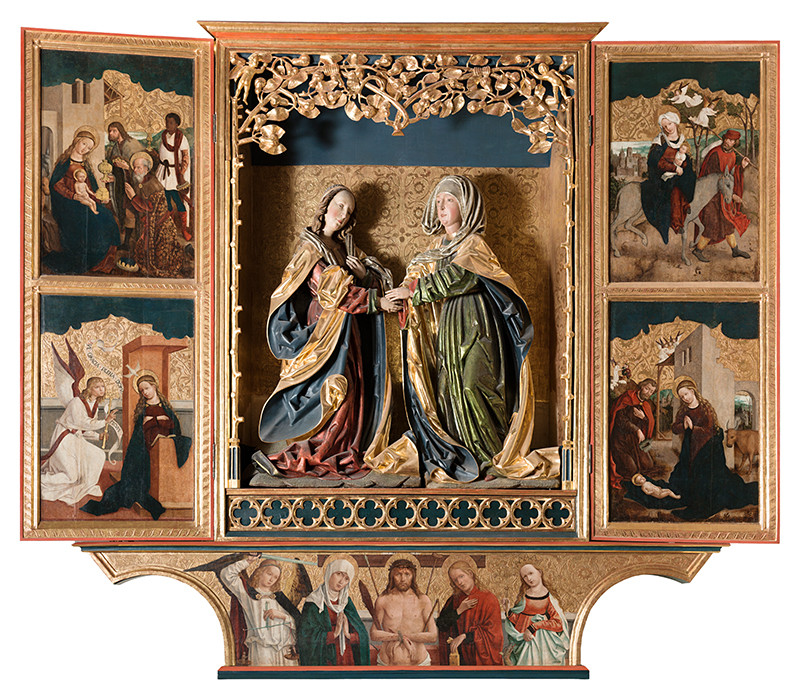 Sviatočná strana Oltára Navštívenia Panny Márie v Košiciach
