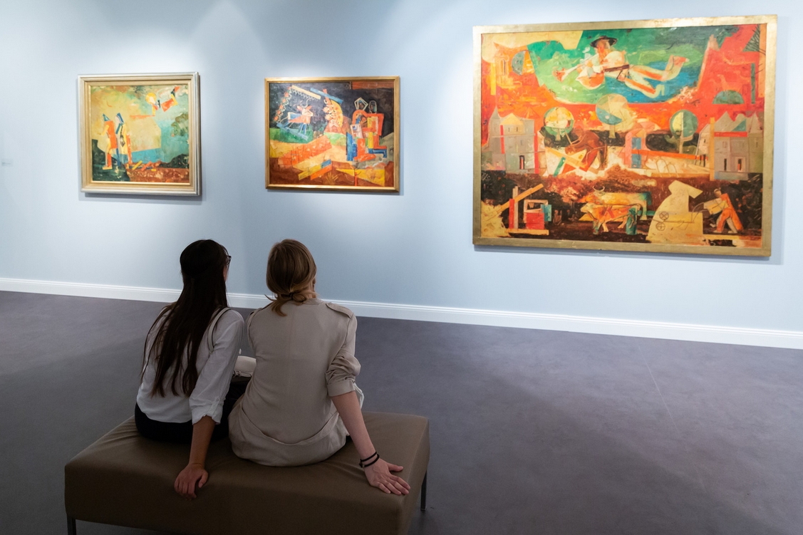 Fotografia z vernisáže výstavy FILLA - FULLA | Osud umělce - Osud umelca