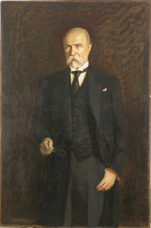 Maximilián Schurmann – Portrét T.G. Masaryka, 1938, Galéria mesta Bratislavy