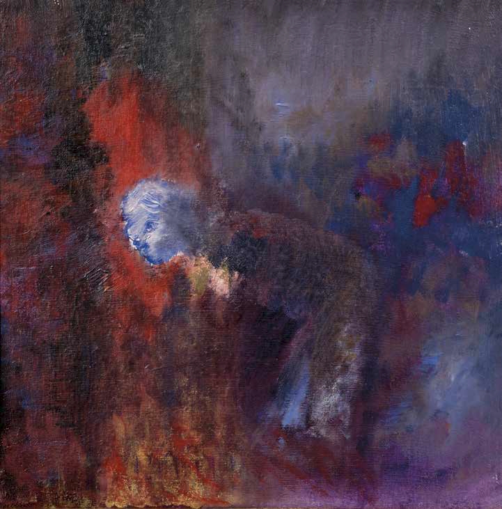 Ján Berger - Zohnutá figúra, 1980