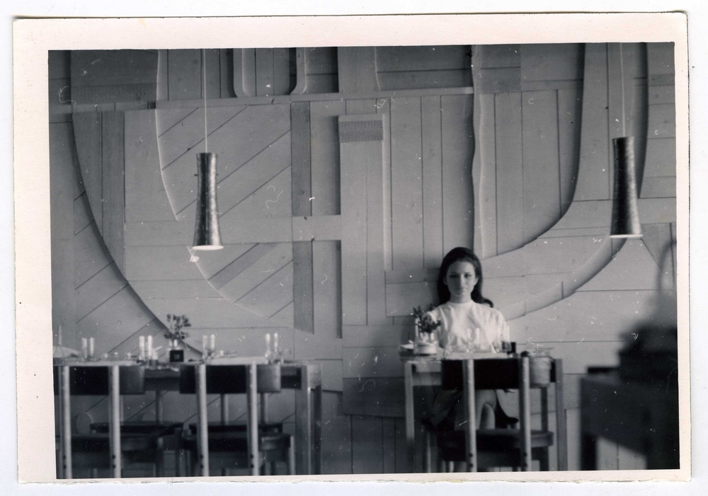 Vladimír Kompánek: Reliéfna stena v Kolibe na Expo Montreal 67. Foto: Ferdinand Milučký.