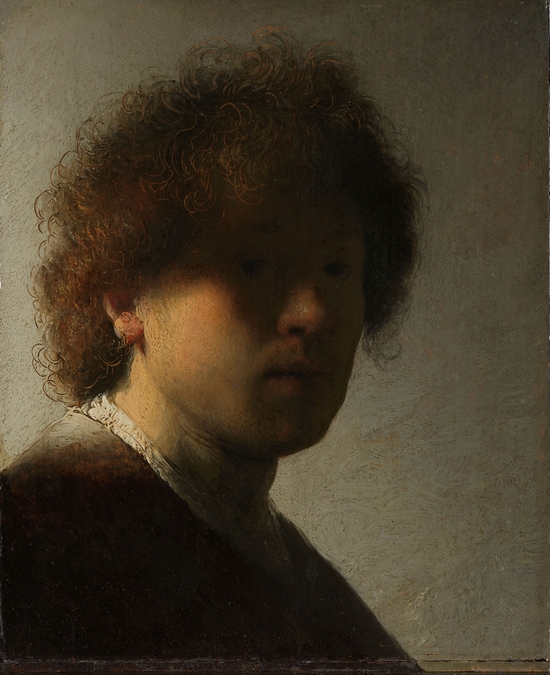 Rembrandt van Rijn - Autoportrét, cca. 1628, Rijksmuseum
