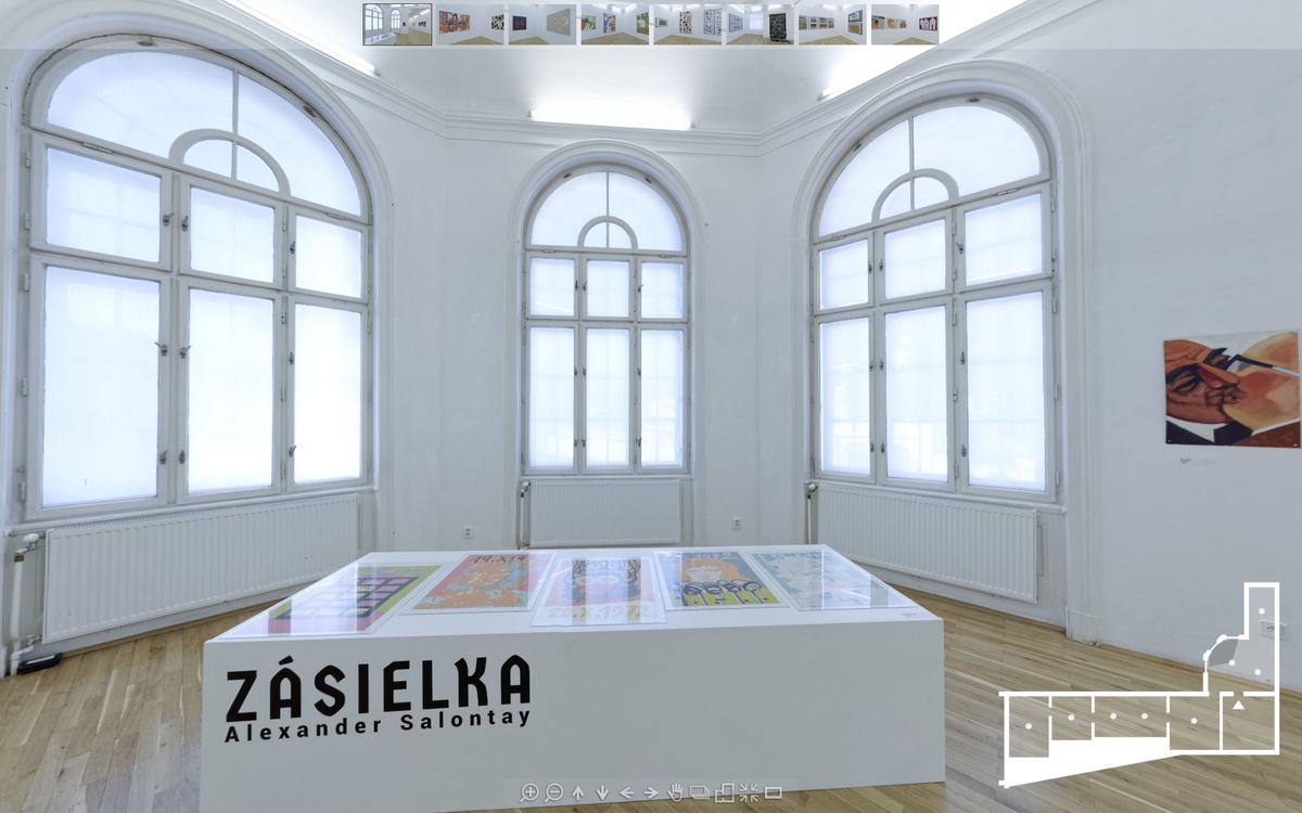 Virtuálna prehliadka výstavy Alexander Salontay – Zásielka v Galérii Jána Koniarka v Trnave