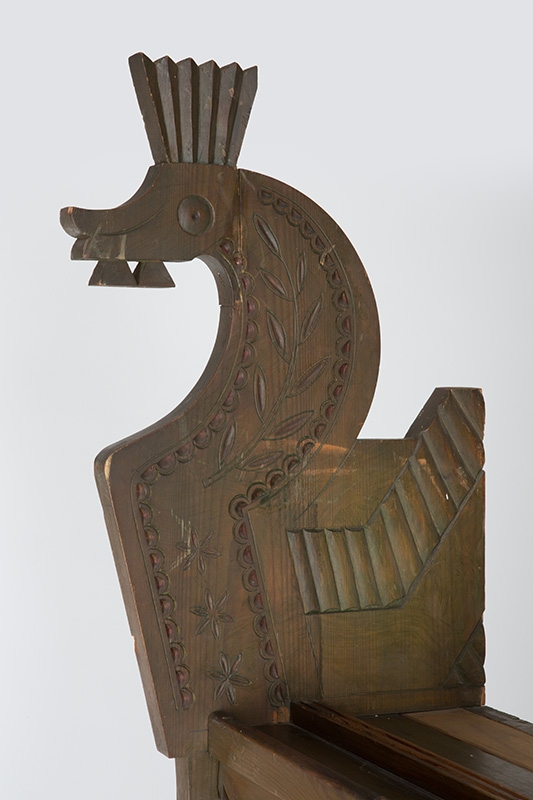  Dušan Jurkovič - Knižnica. Vlastný byt, pracovňa - Veveří č. 14, Brno (detail),  1899 – 1902